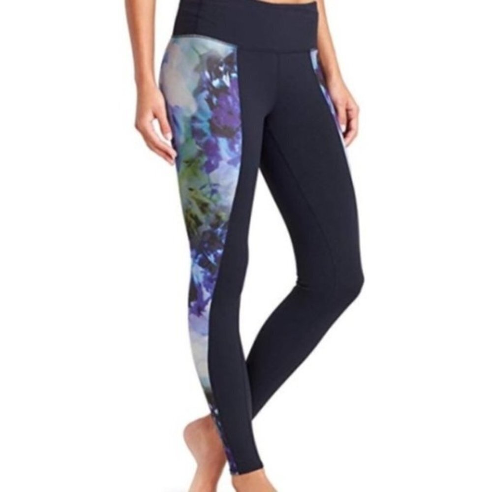 Athleta High Rise Bloom Chaturanga Leggings